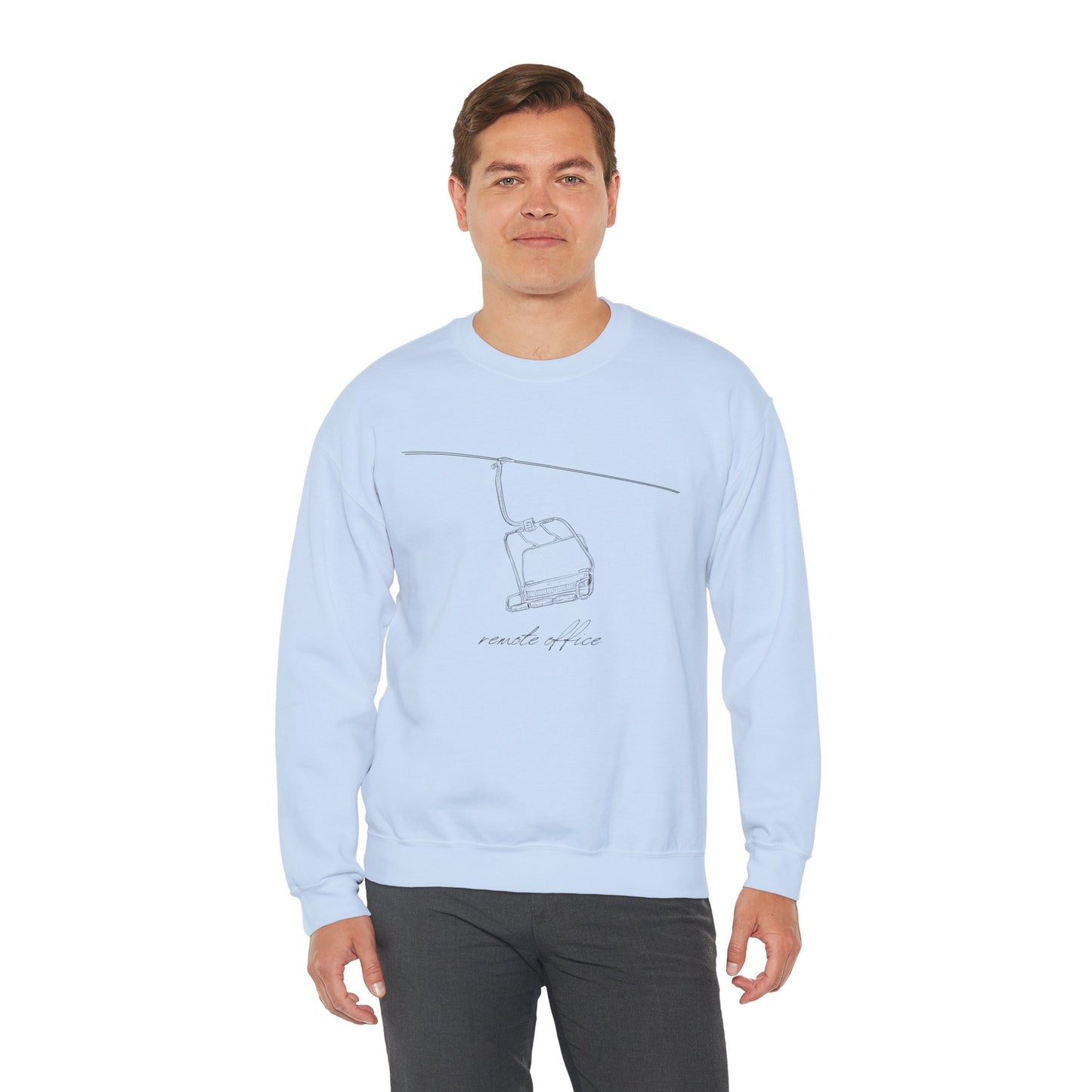 Remote Office Crewneck Sweatshirt