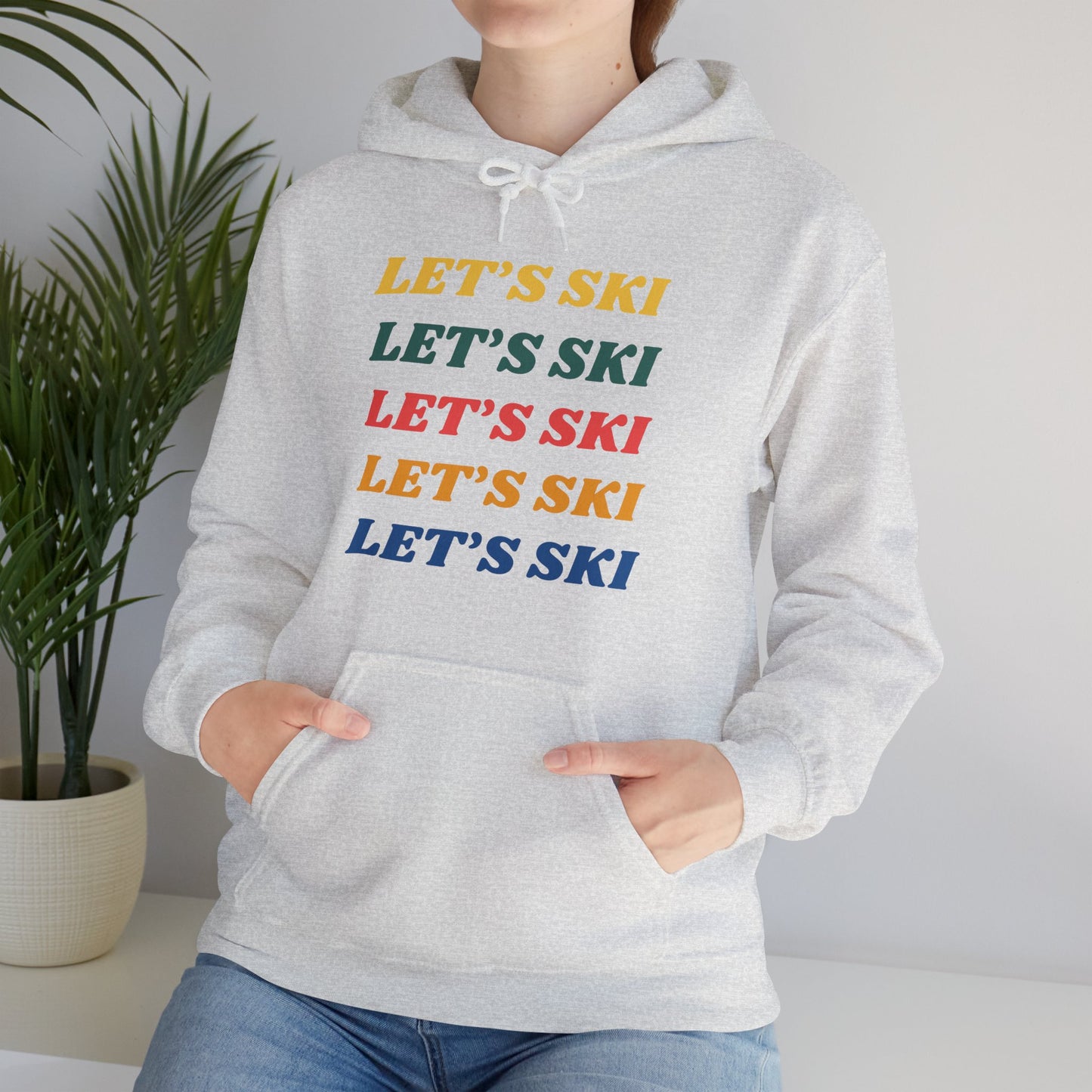 Lets Ski Hoodie Sweatshirt
