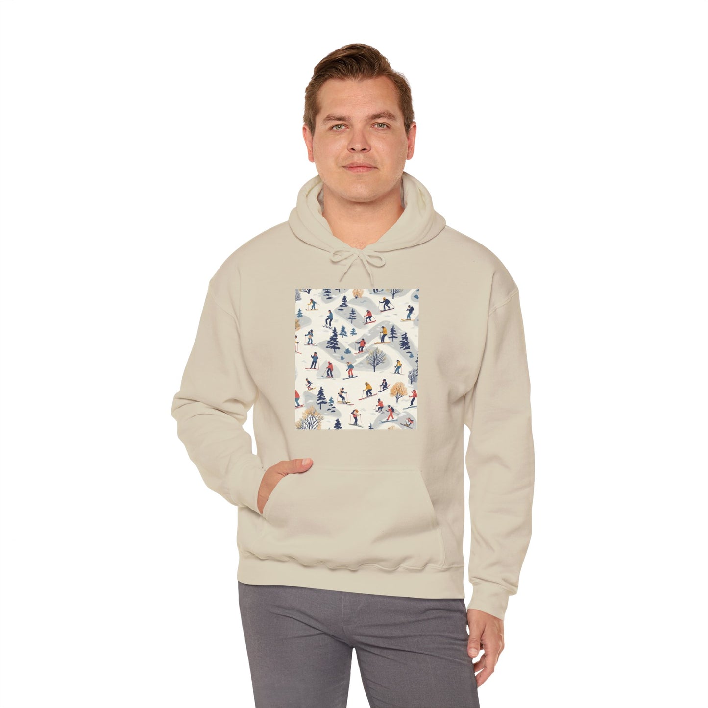 Retro Ski Hoodie Sweatshirt