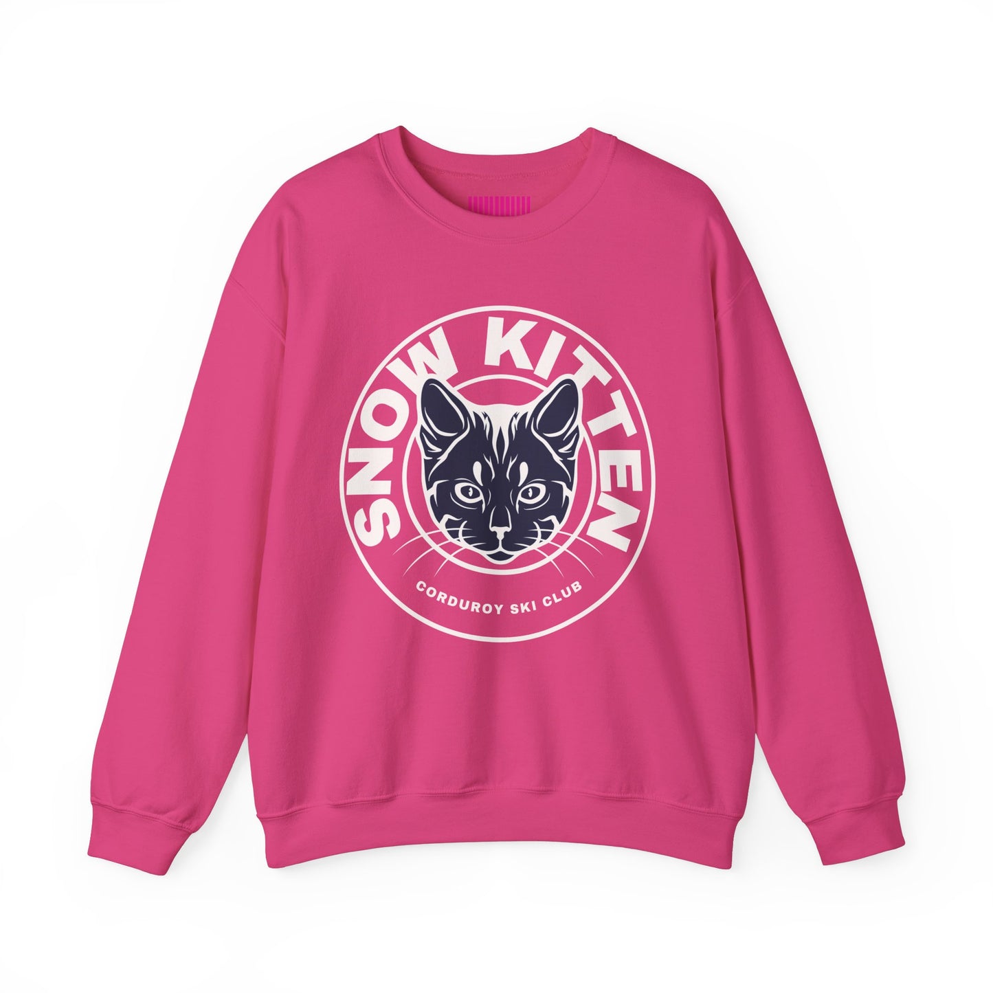 Snow Kitten Corduroy Ski Club Crewneck Sweatshirt