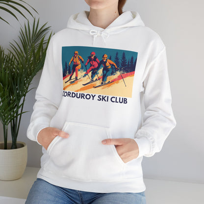 Three Skiers Hoodie Sweatshirt