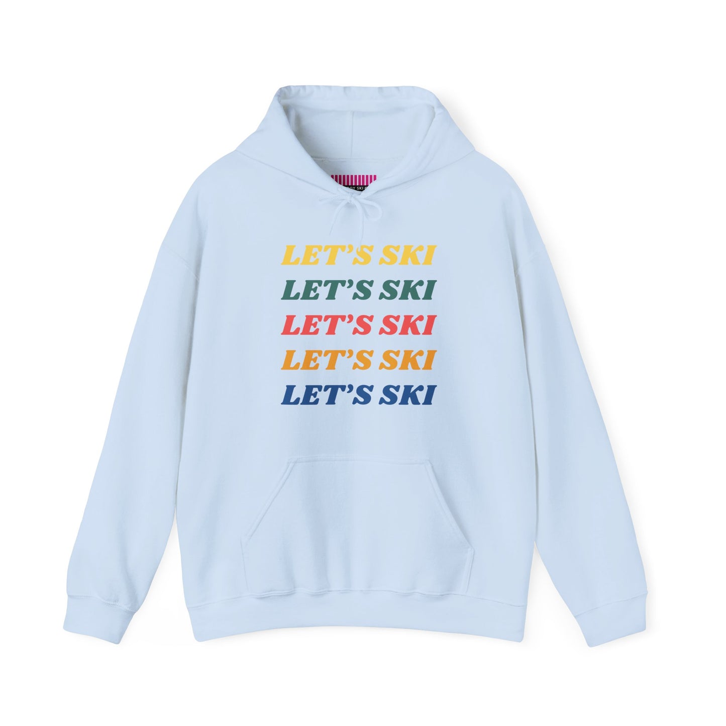 Lets Ski Hoodie Sweatshirt