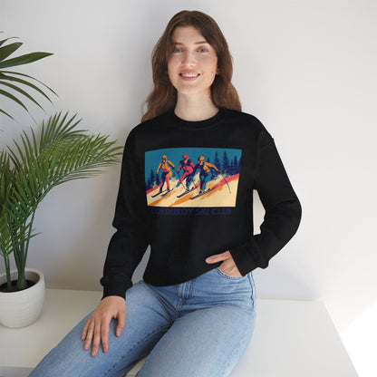 Three Skiers Crewneck Sweatshirt