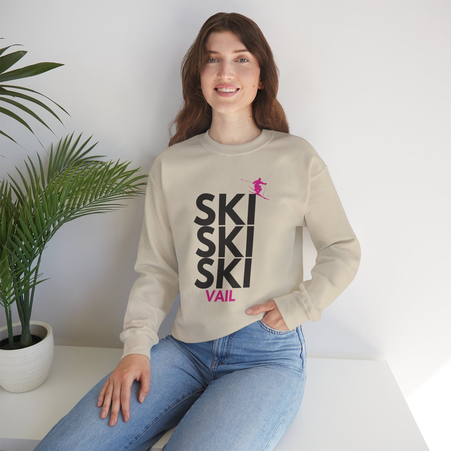 SKI SKI SKI Vail Crewneck Sweatshirt