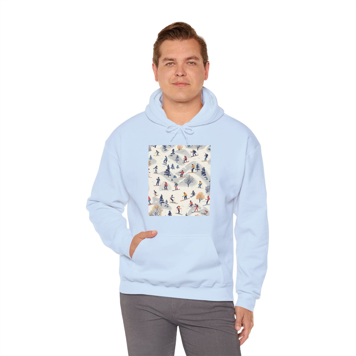 Retro Ski Hoodie Sweatshirt