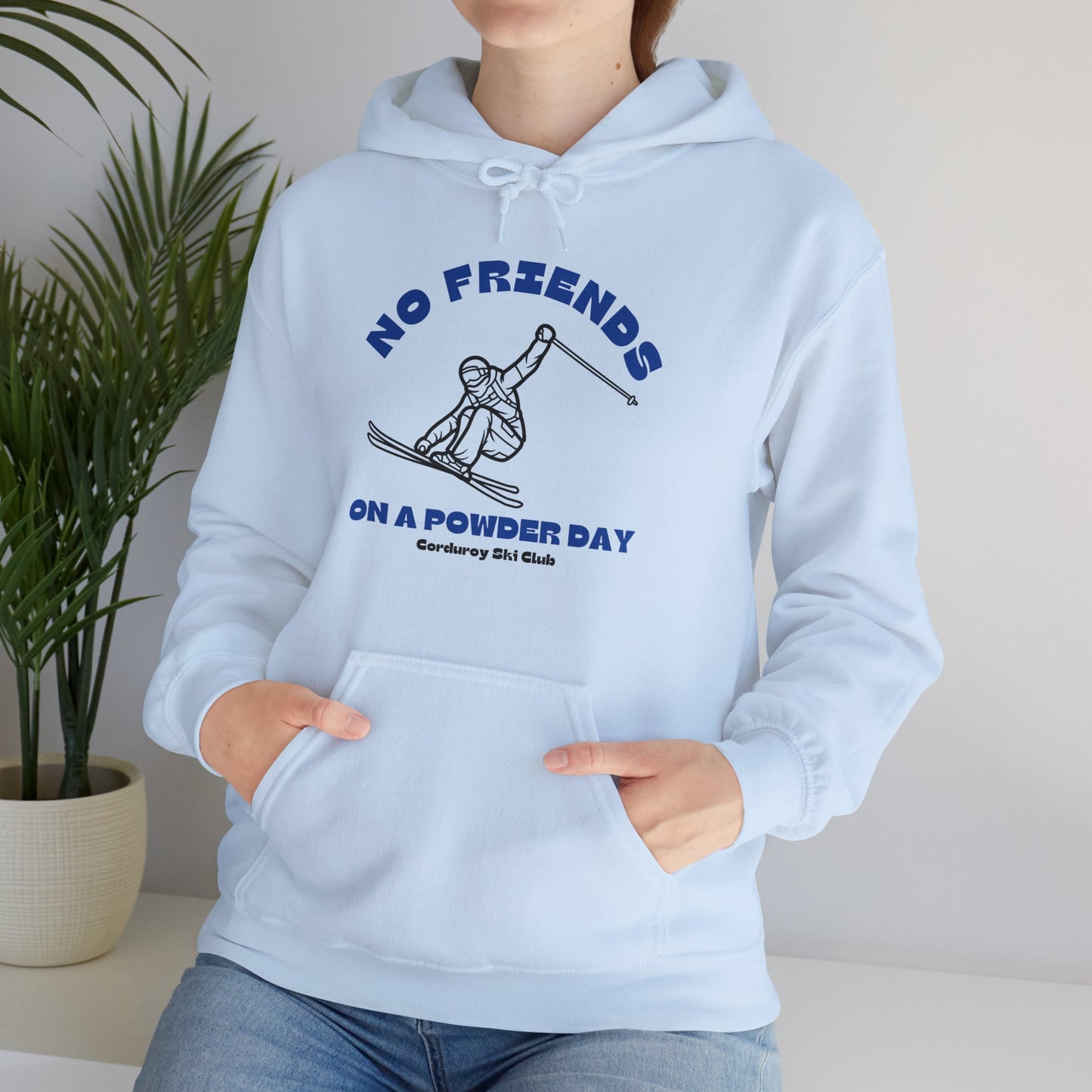 No Friends on a Powder Day CSC Hoodie Sweatshirt