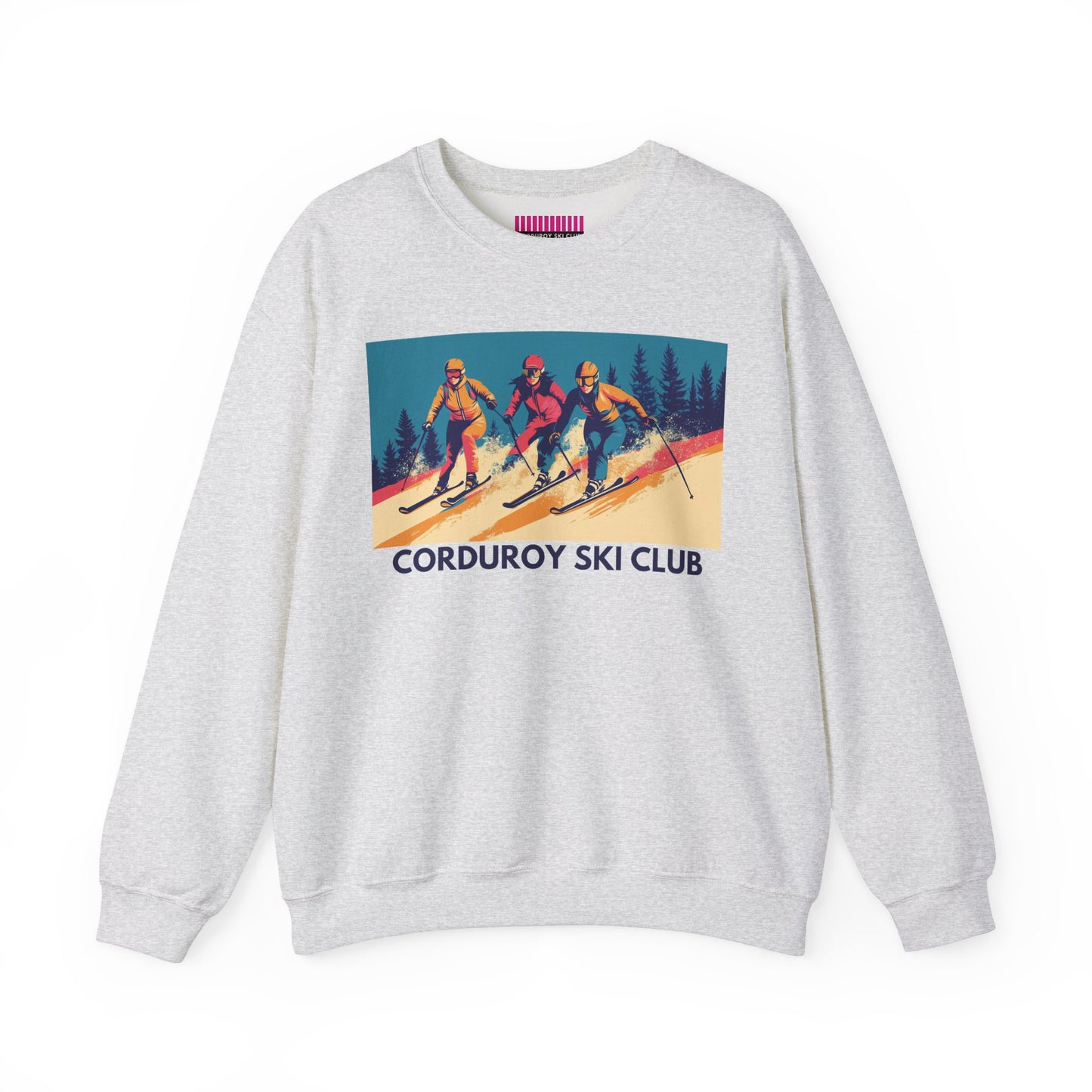 Three Skiers Crewneck Sweatshirt