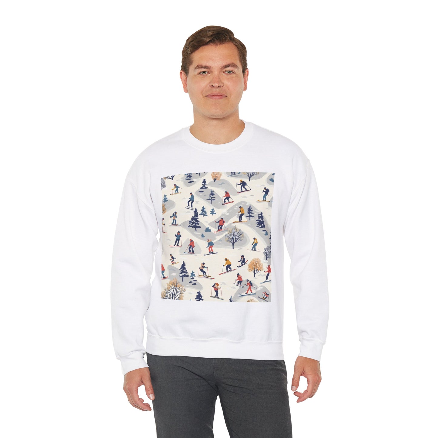 Retro Ski Crewneck Sweatshirt