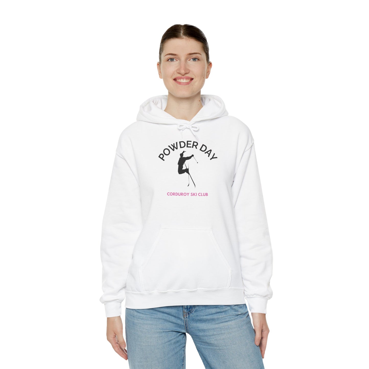 Powder Day Skier Hoodie Sweatshirt