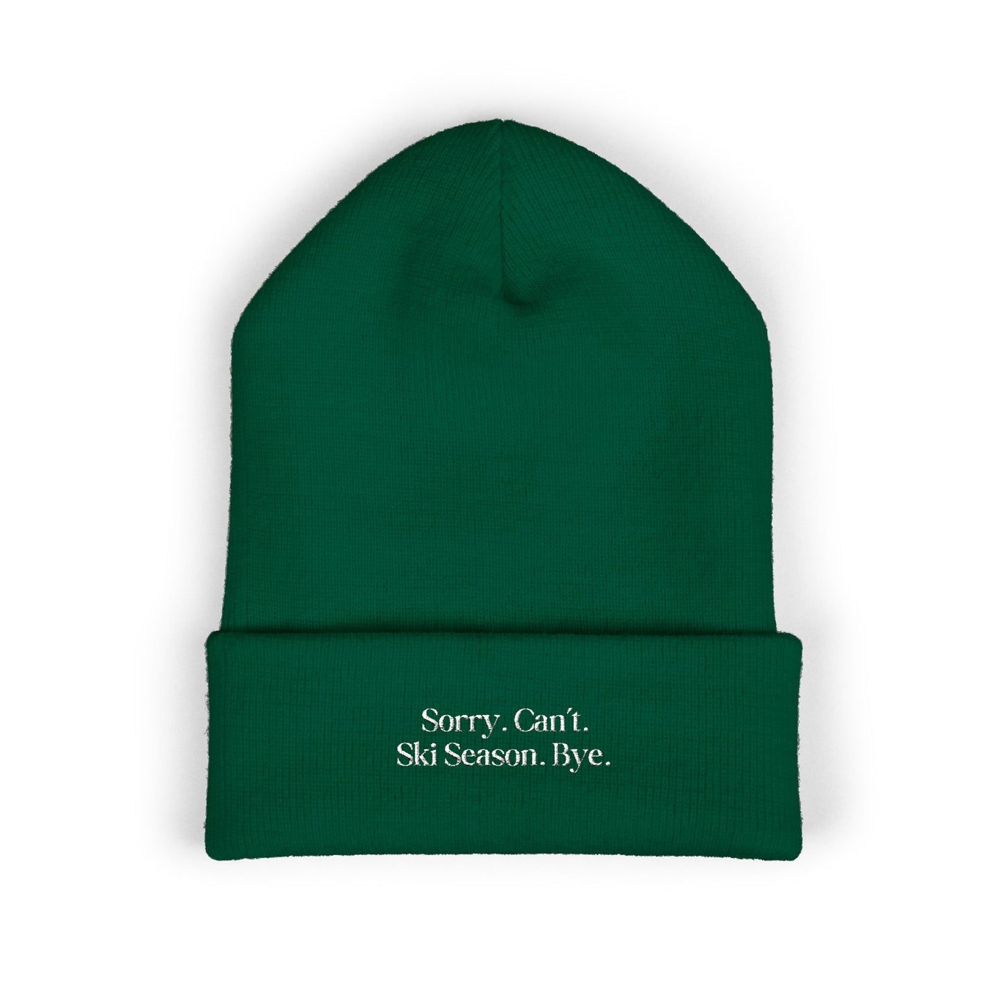 Sorry Can't Classic Cuffed Beanie