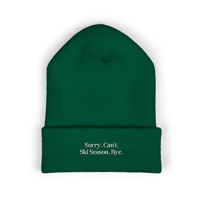 Sorry Can't Classic Cuffed Beanie