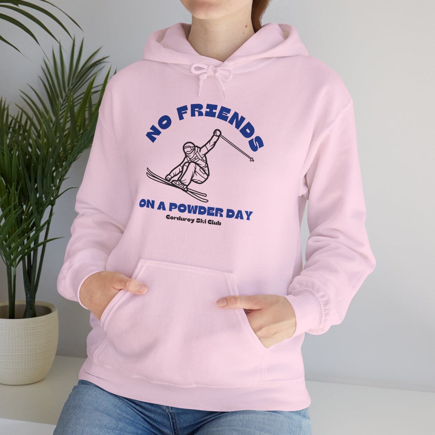 No Friends on a Powder Day CSC Hoodie Sweatshirt