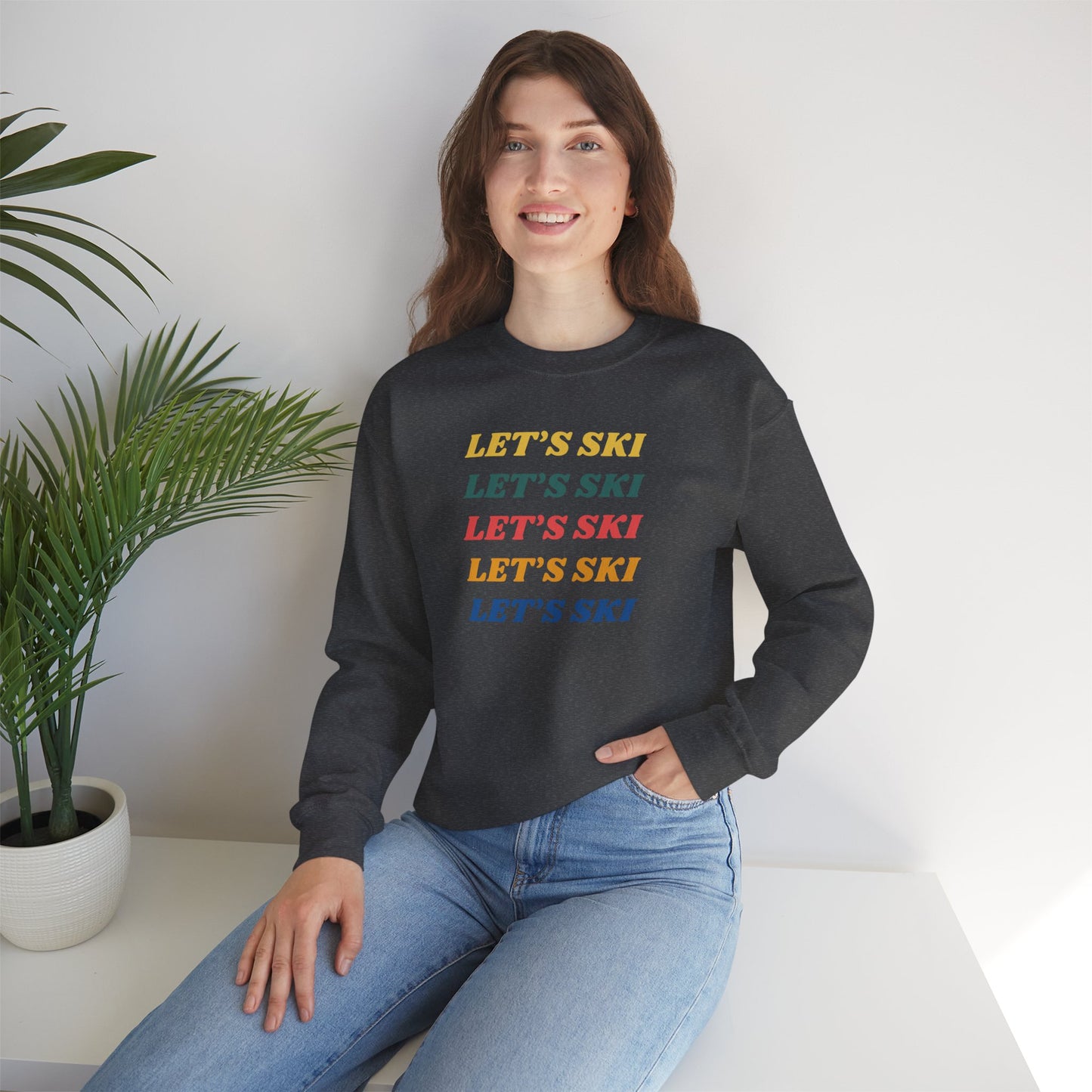 Let's Ski Crewneck Sweatshirt