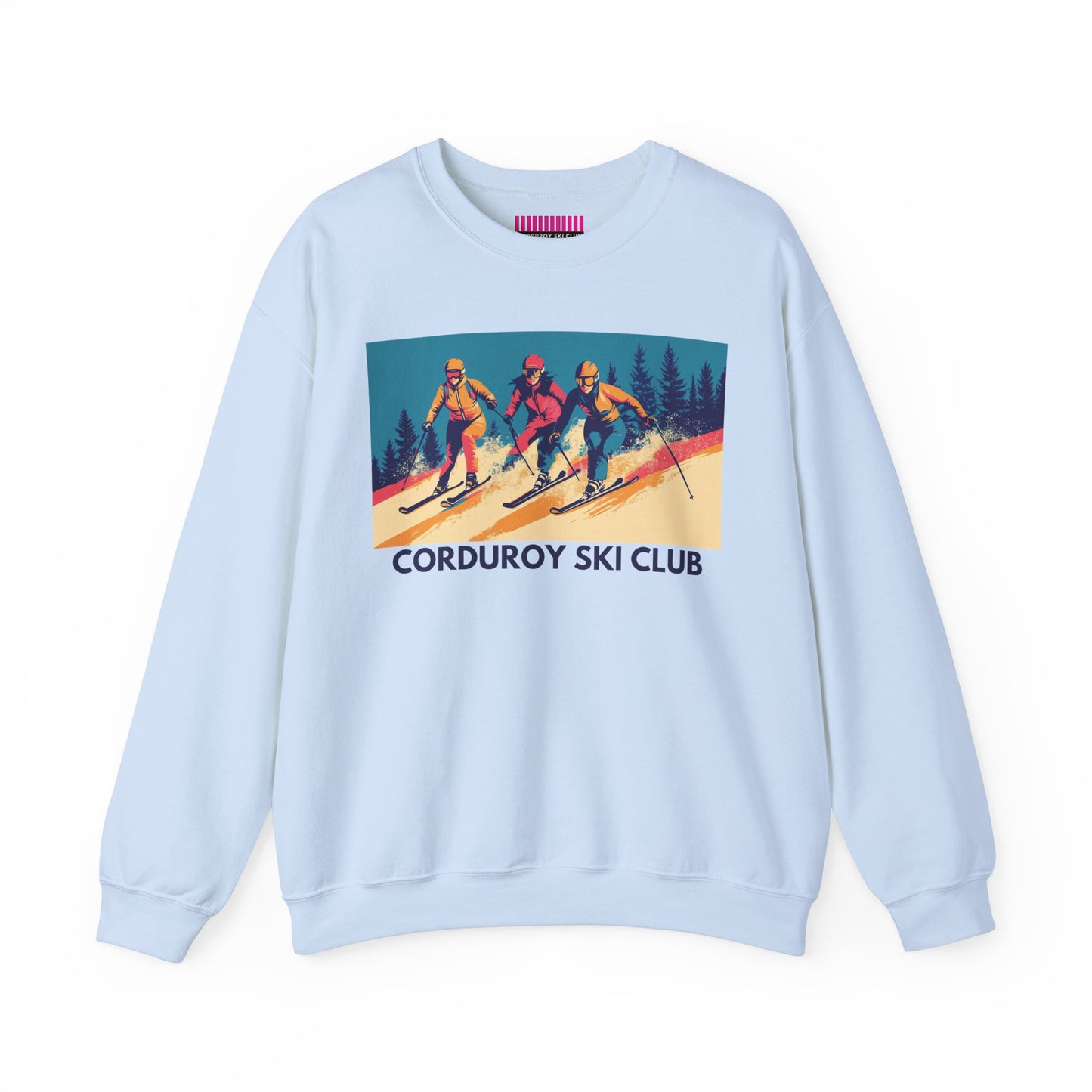 Three Skiers Crewneck Sweatshirt