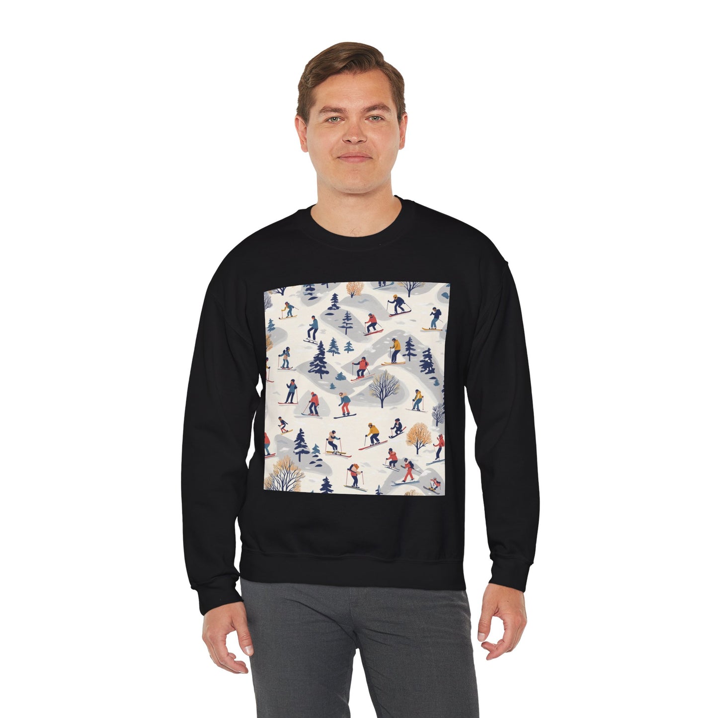 Retro Ski Crewneck Sweatshirt