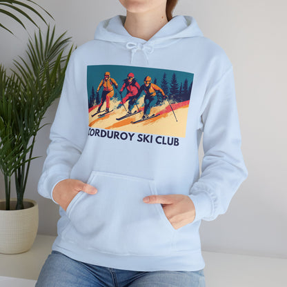 Three Skiers Hoodie Sweatshirt