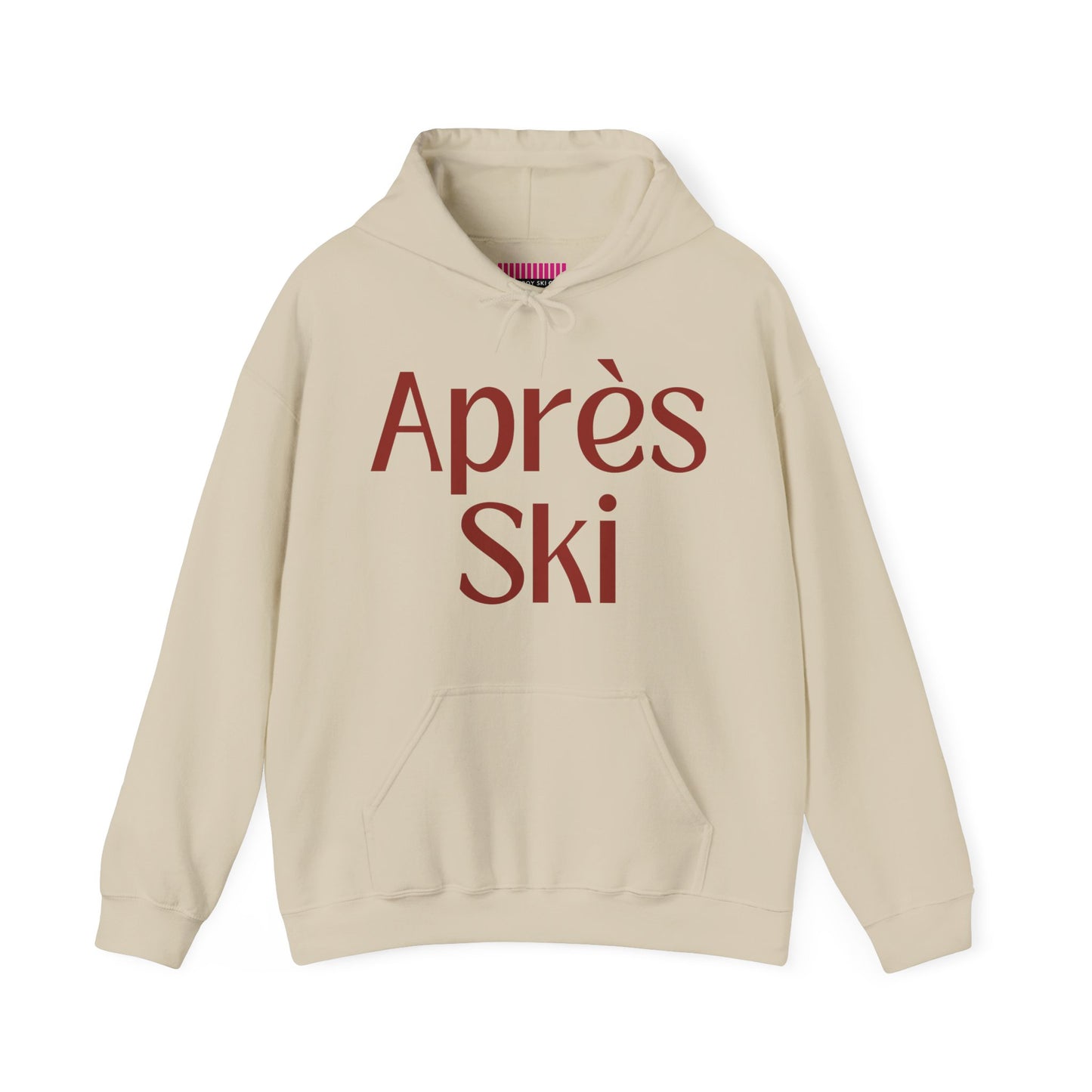 Aprés Ski Maroon Hoodie Sweatshirt