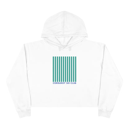 Corduroy Ski Club Crop Hoodie
