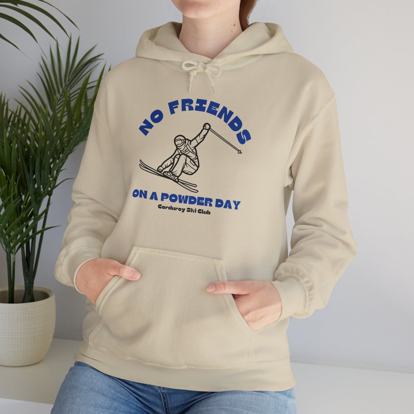 No Friends on a Powder Day CSC Hoodie Sweatshirt