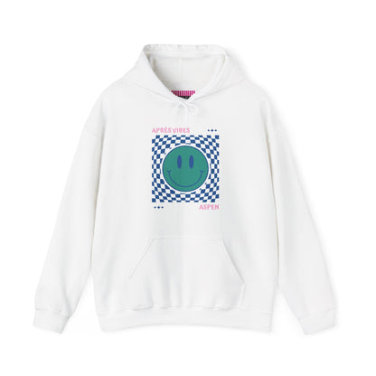 Après Vibes Aspen Smiley Face Hoodie Sweatshirt