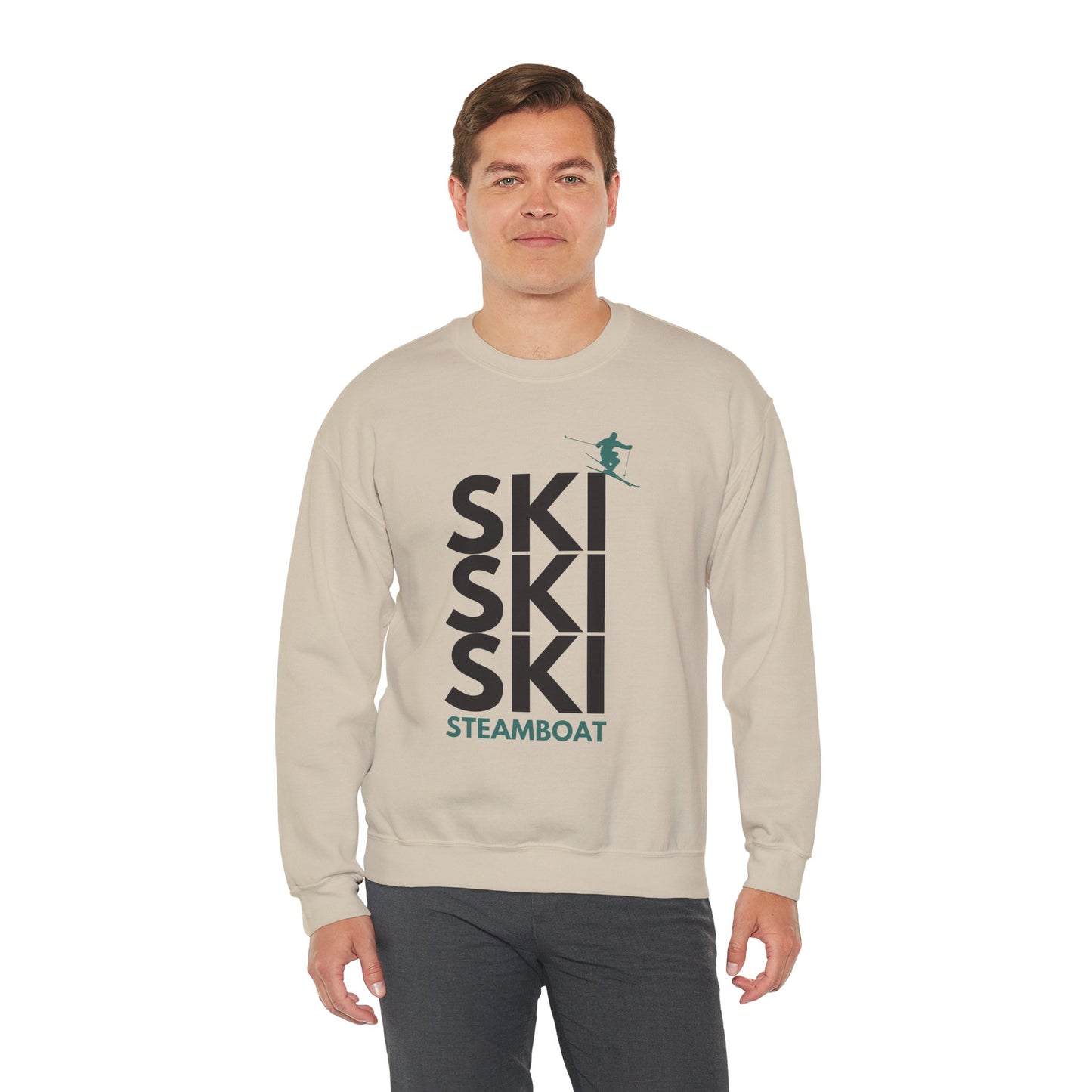 SKI SKI SKI Steamboat Crewneck Sweatshirt