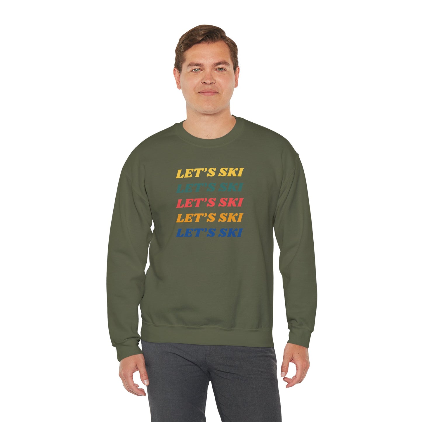 Let's Ski Crewneck Sweatshirt