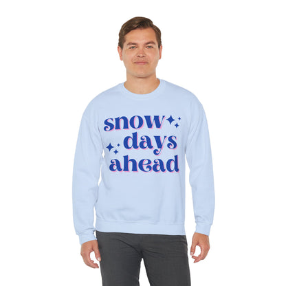 Snow Days Ahead Crewneck Sweatshirt