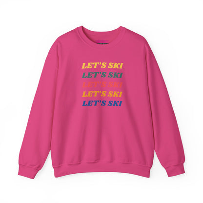 Let's Ski Crewneck Sweatshirt