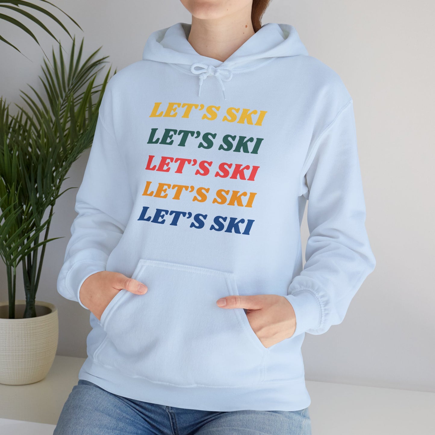 Lets Ski Hoodie Sweatshirt