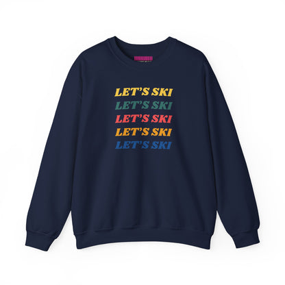 Let's Ski Crewneck Sweatshirt
