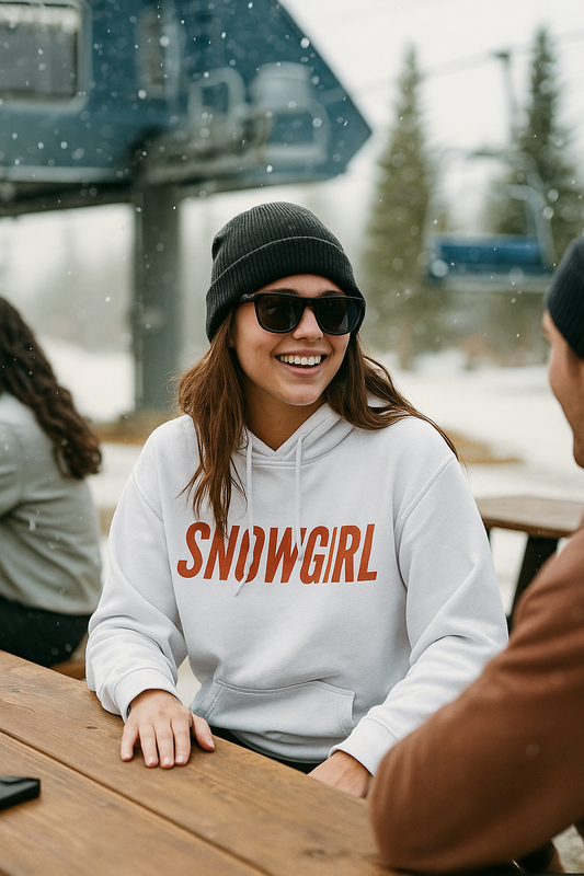 A Snowgirl Hoodie Sweatshirt