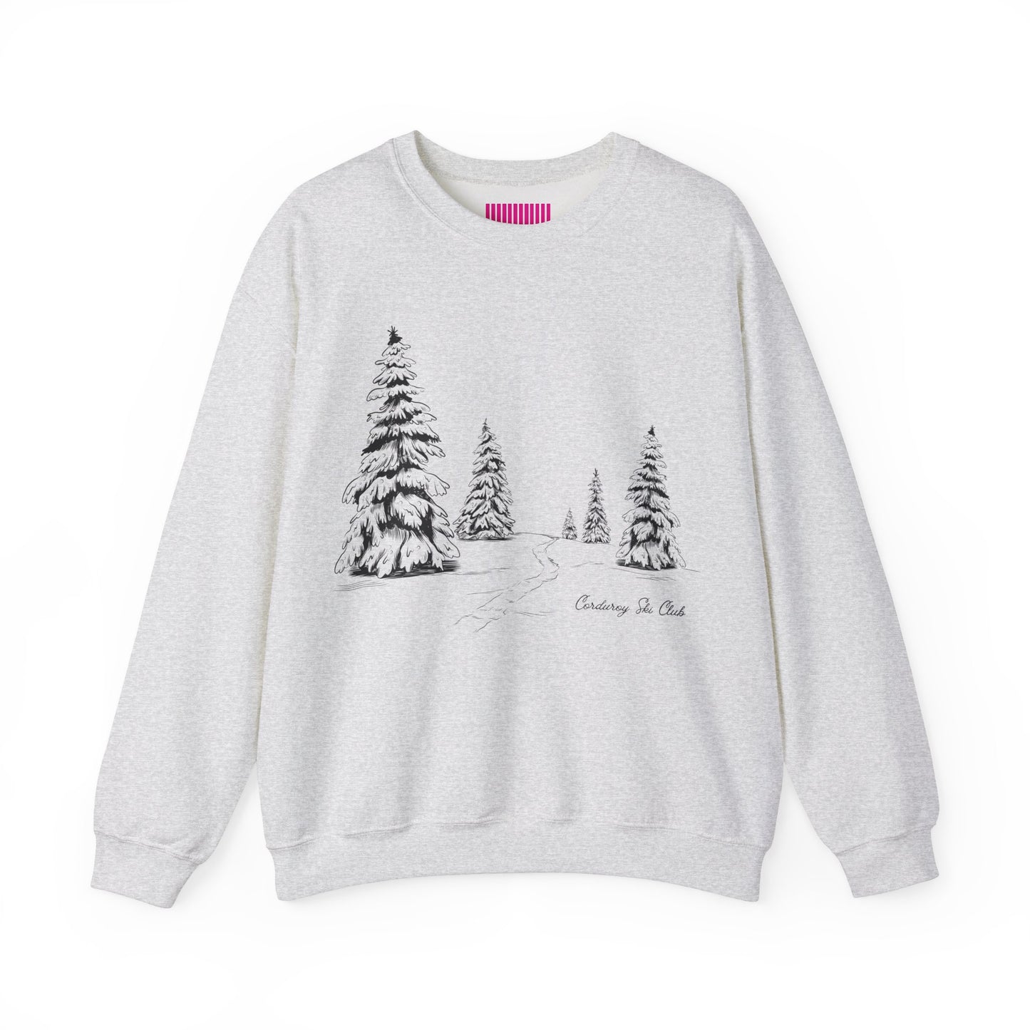 Treescape Corduroy Ski Club Crewneck Sweatshirt