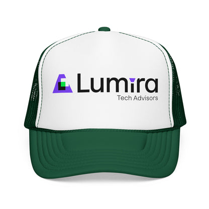 Lumira Tech Advisors Foam Trucker Hat — Branded Logo Mesh Cap