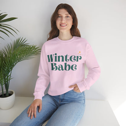 Winter Babe Crewneck Sweatshirt