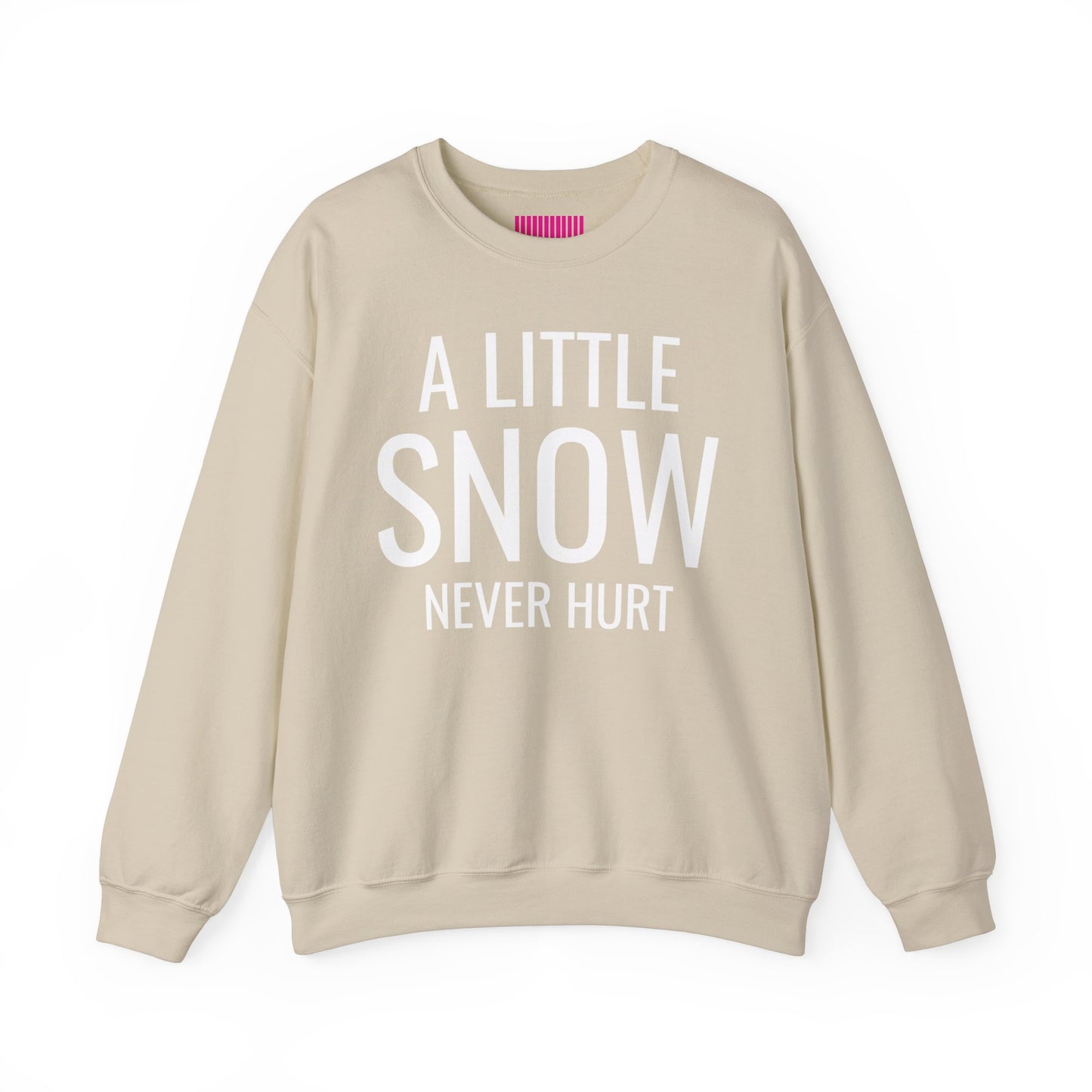 A Little Snow Never Hurt Ski Club Crewneck Sweatshirt