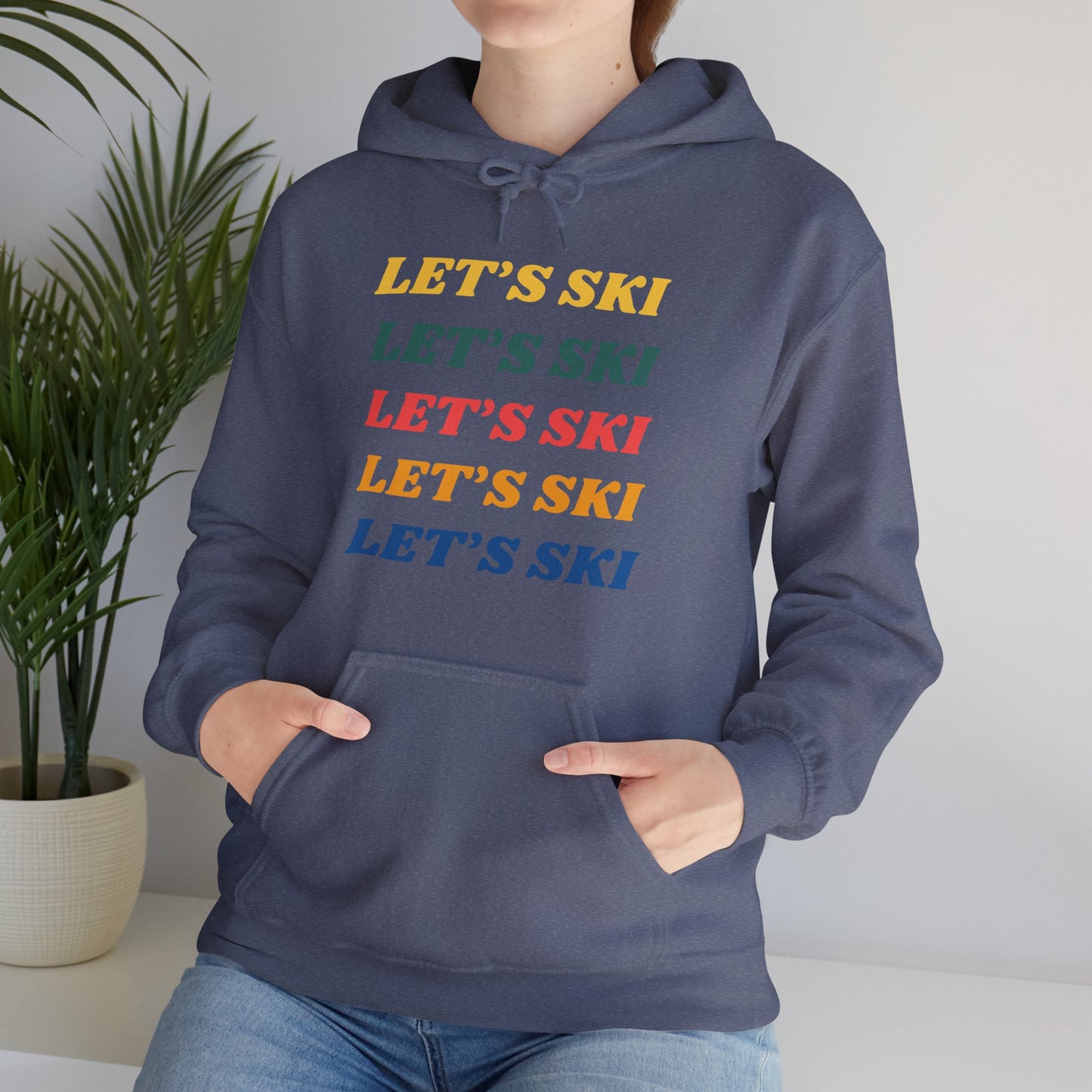 Lets Ski Hoodie Sweatshirt