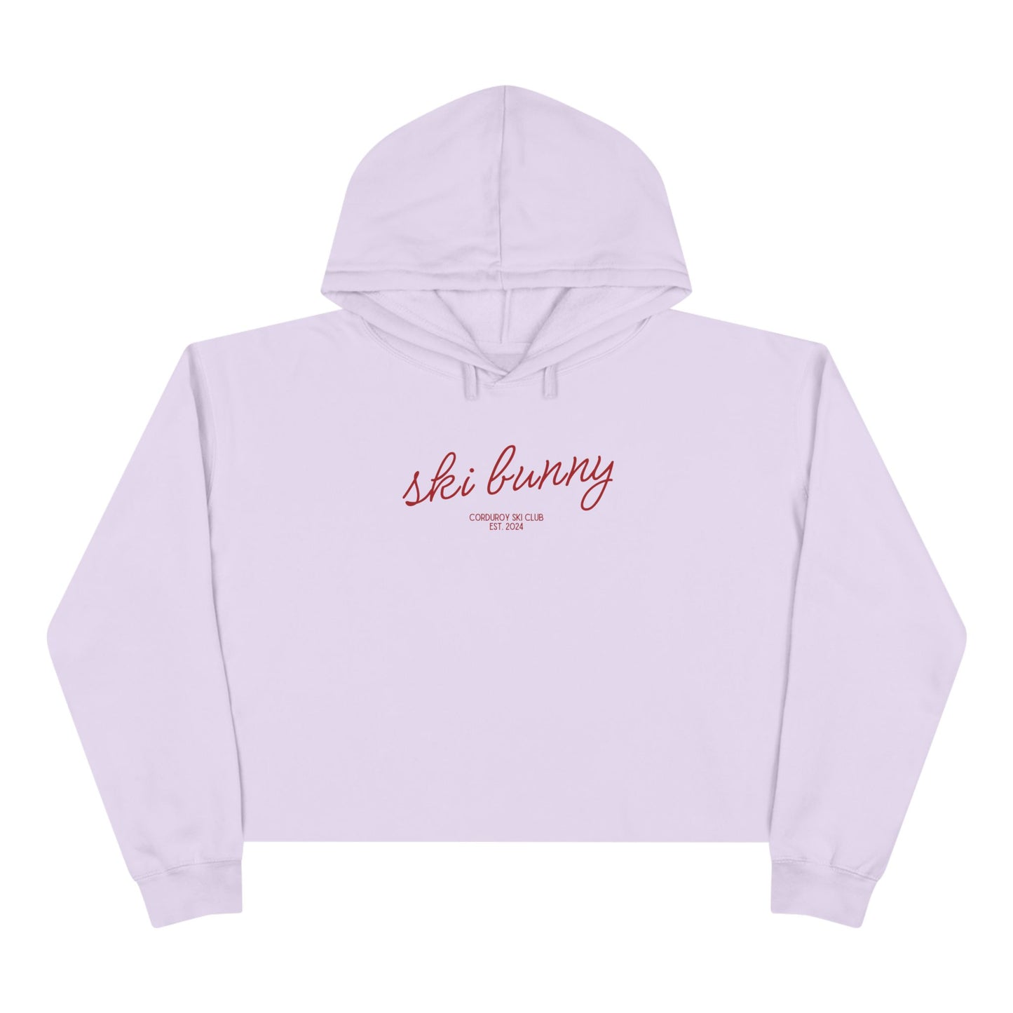 Ski Bunny Crop Hoodie