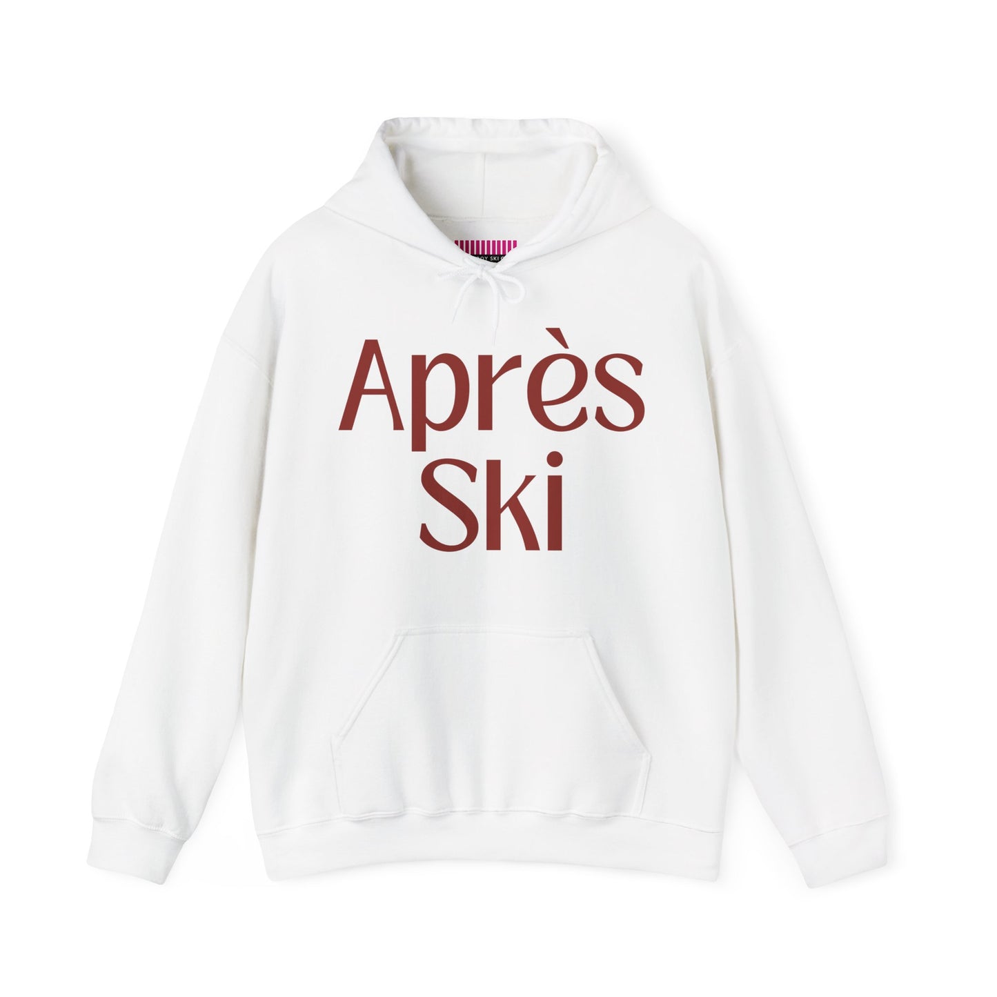 Aprés Ski Maroon Hoodie Sweatshirt