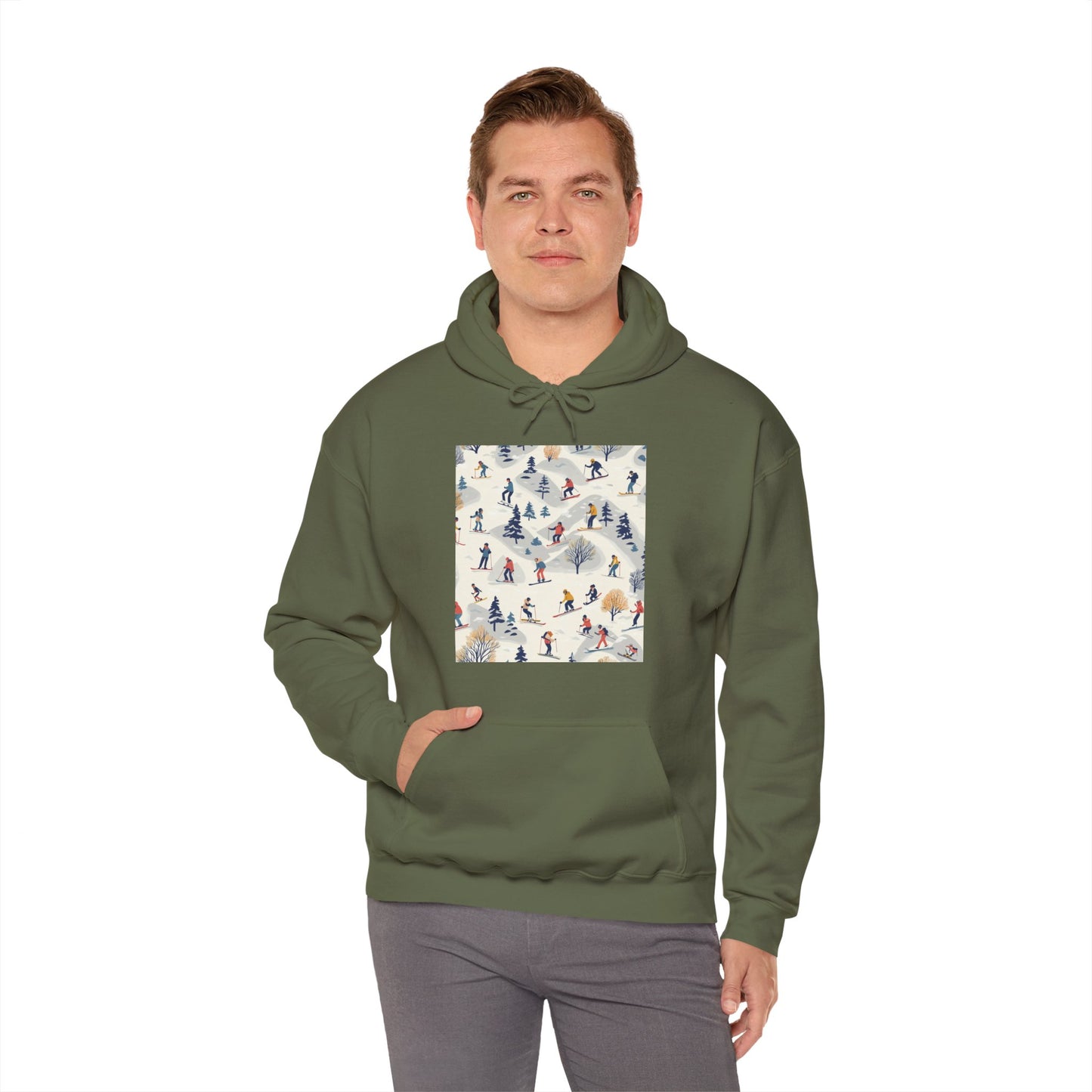 Retro Ski Hoodie Sweatshirt
