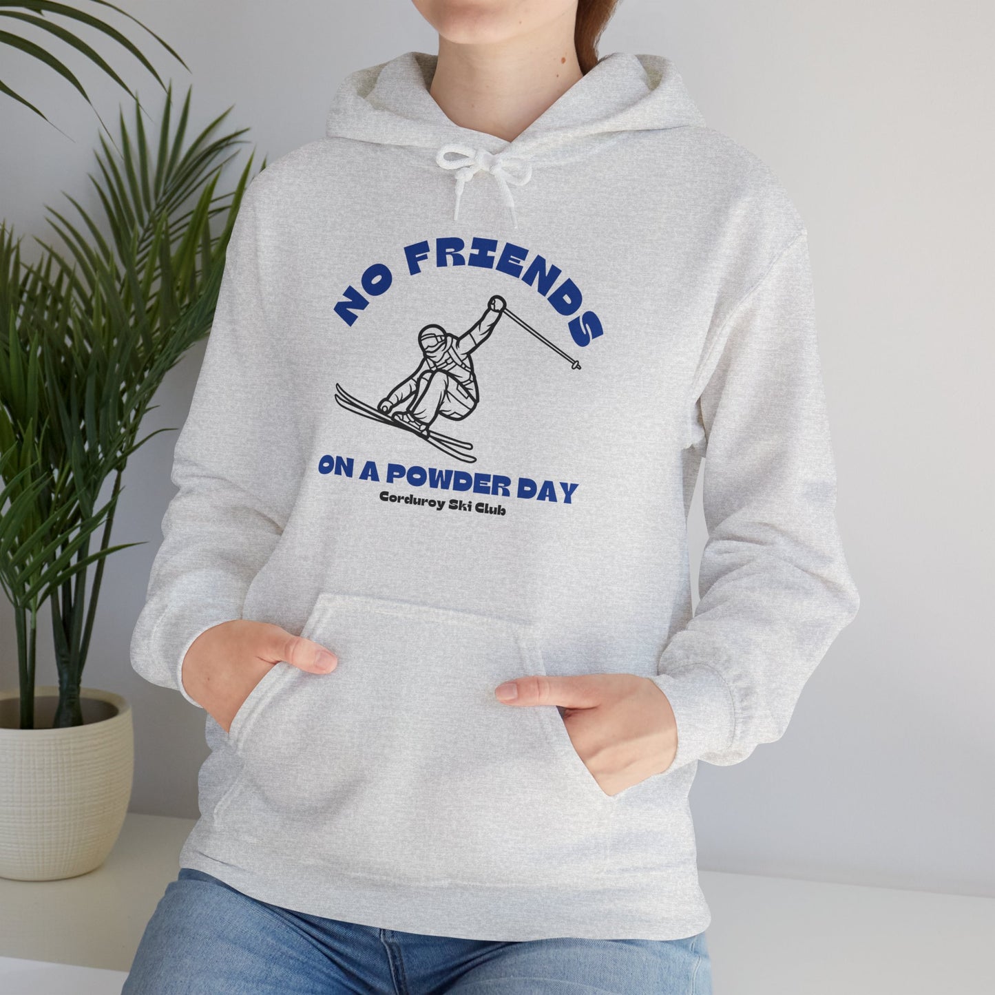 No Friends on a Powder Day CSC Hoodie Sweatshirt