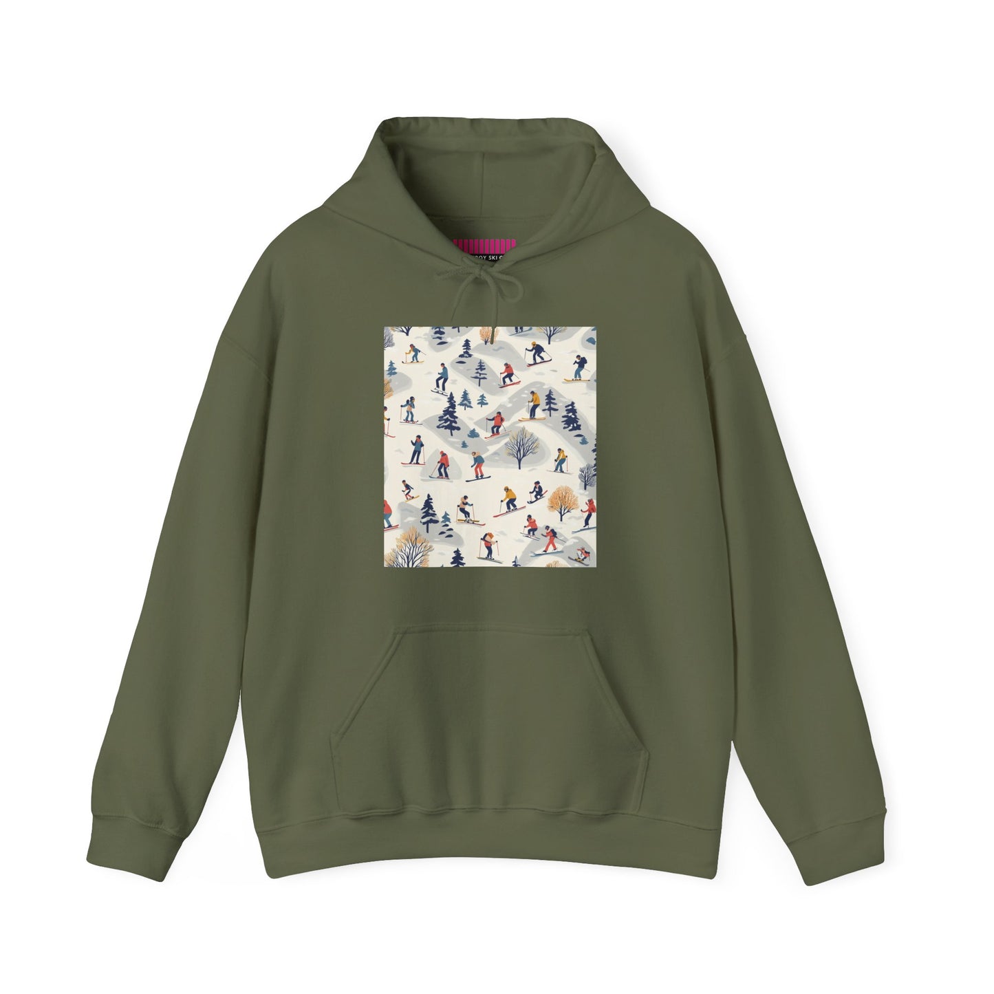 Retro Ski Hoodie Sweatshirt