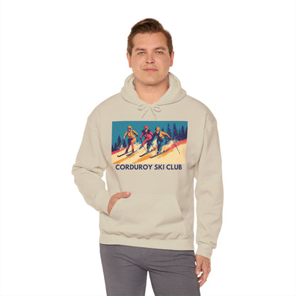 Three Skiers Hoodie Sweatshirt