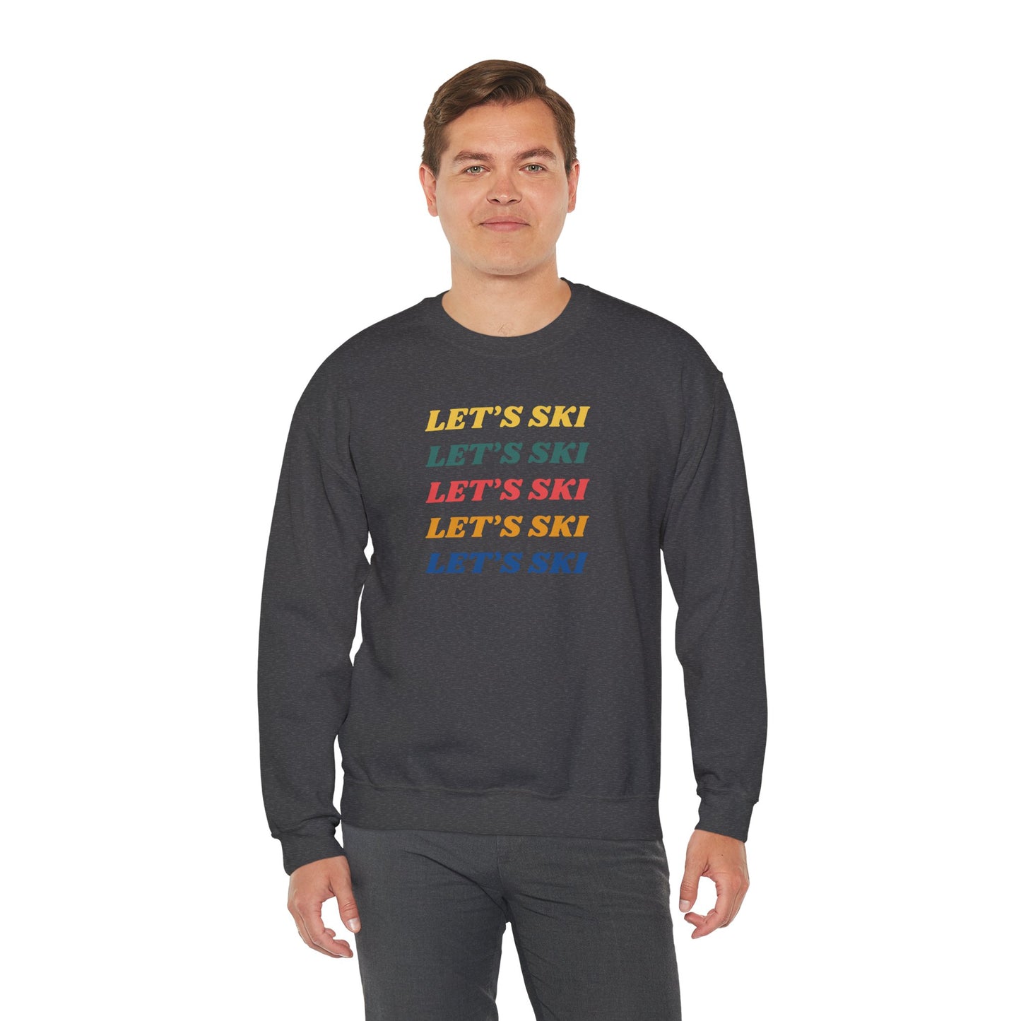 Let's Ski Crewneck Sweatshirt