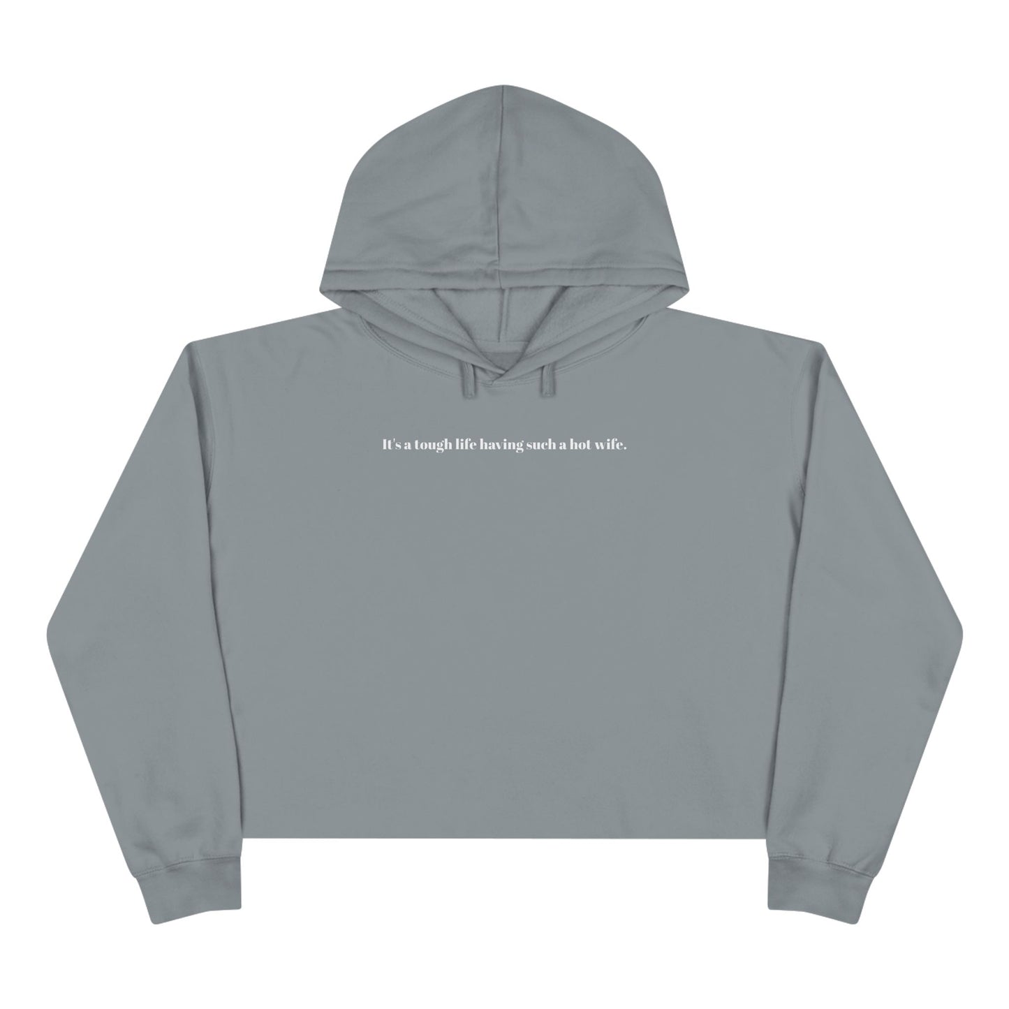 Hot Wife Cropped Hoodie
