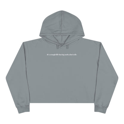 Hot Wife Cropped Hoodie