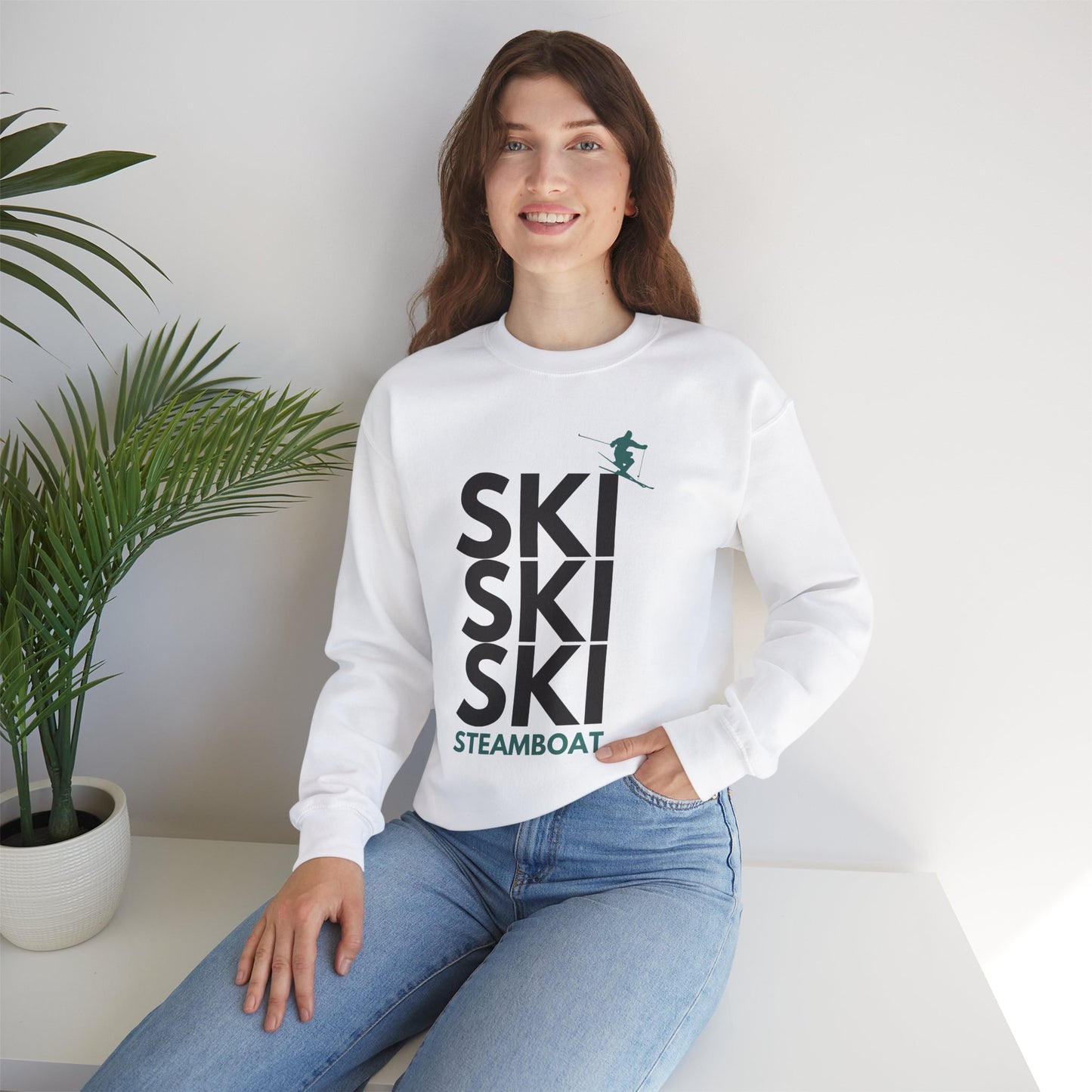 SKI SKI SKI Steamboat Crewneck Sweatshirt