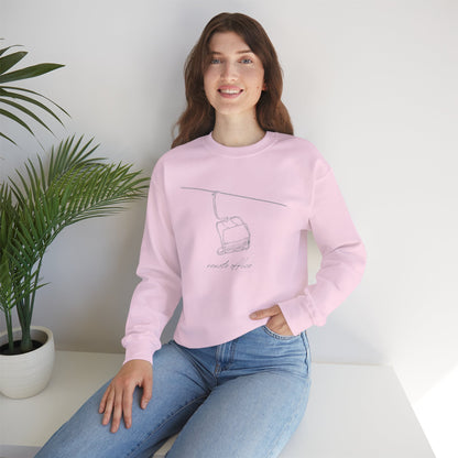 Remote Office Ski Lift Crewneck Sweatshirt