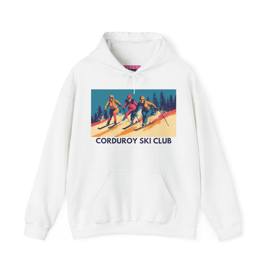 Three Skiers Hoodie Sweatshirt