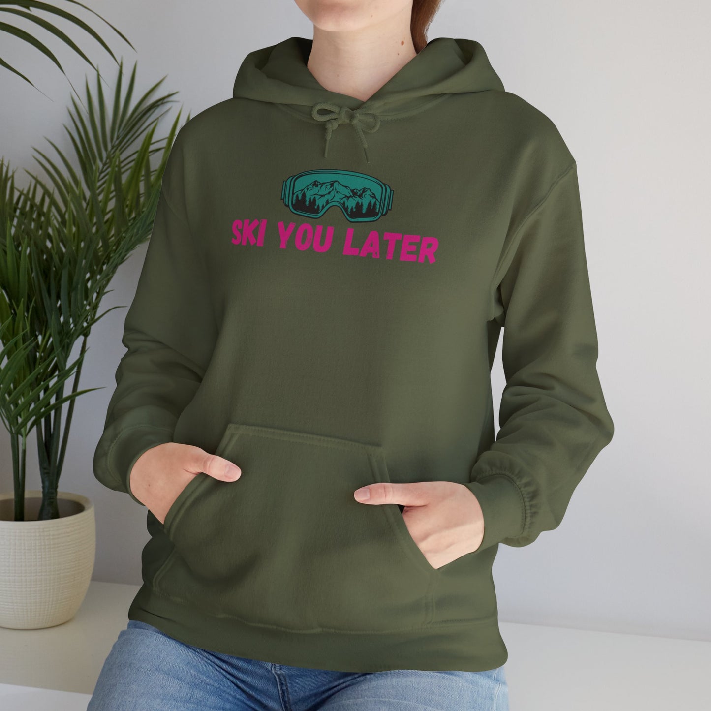Lets Ski Hoodie Sweatshirt