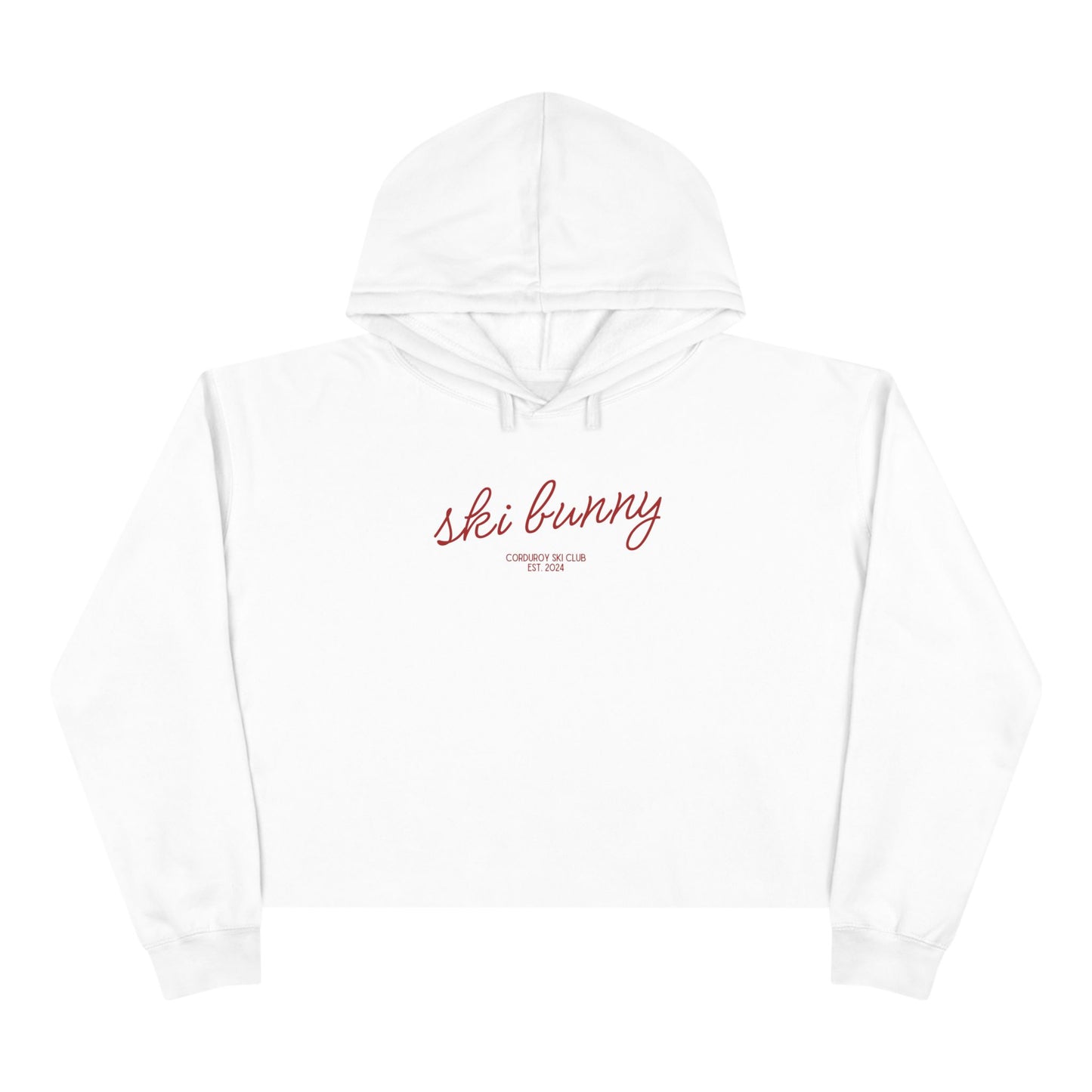 Ski Bunny Crop Hoodie
